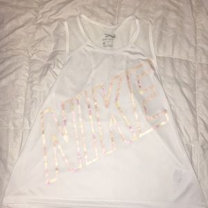 White Nike Tank Top